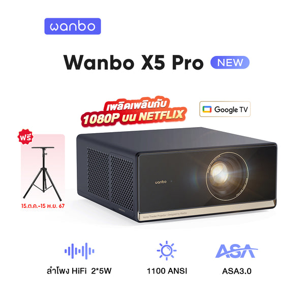 [New] Wanbo X5 Pro Projector Full HD 4K