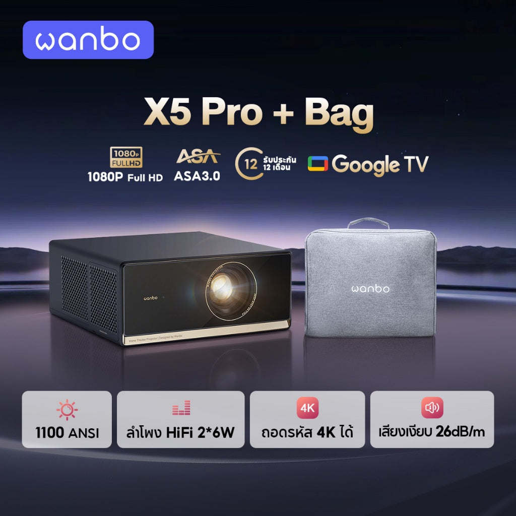 [New] Wanbo X5 Pro Projector Full HD 4K